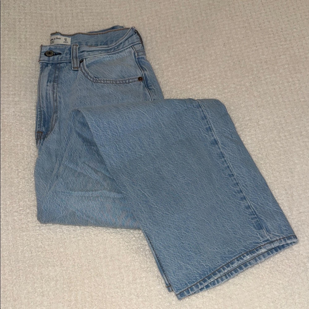 Abercrombie & Fitch Light Blue Straight Jeans
